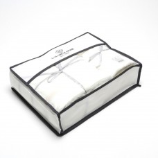 Набор полотенец из микрофибры лицо+баня в подарочной сумке (32128) белый