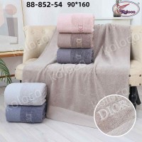 Полотенца сауна махровая 100% cotton 160х90см (32138) пудра