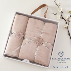 Набор полотенец из микрофибры лицо+баня в коробке (32154)