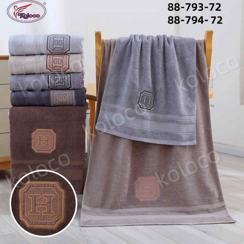 Набор махровых банных полотенец 65х135см (32167)