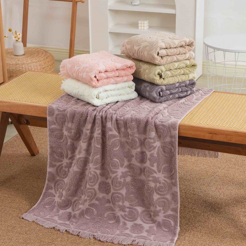 Набор махровых лицевых полотенец 45х90см (32267)