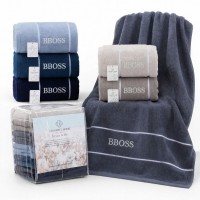 Набор махровых лицевых полотенец 45х90см (32419)