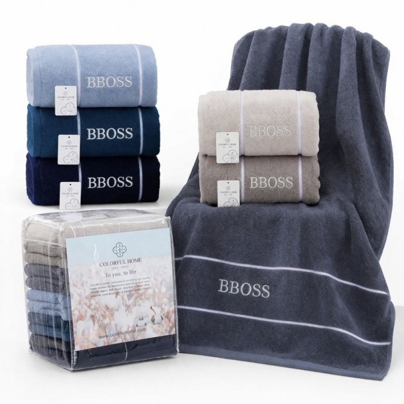 Набор махровых лицевых полотенец 45х90см (32419)