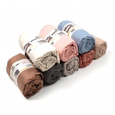 Комплект хлопковых простыней на резинке 180х200см + 2 наволчки 52х75см (30362)