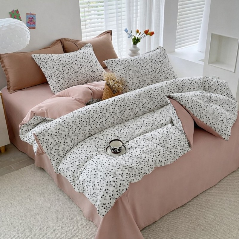 Постельное белье Евро размер в подарочной коробке Хлопок (31353)