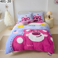 Велюровое постельное белье полуторное (31632)