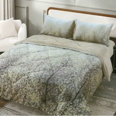 Велюровое постельное белье евро размер с одеялом (32081)
