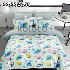 Постельное бельё детское полуторное Х/б 5D (32115)