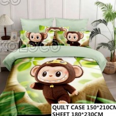 Постельное бельё детское полуторное Х/б 5D (32227)