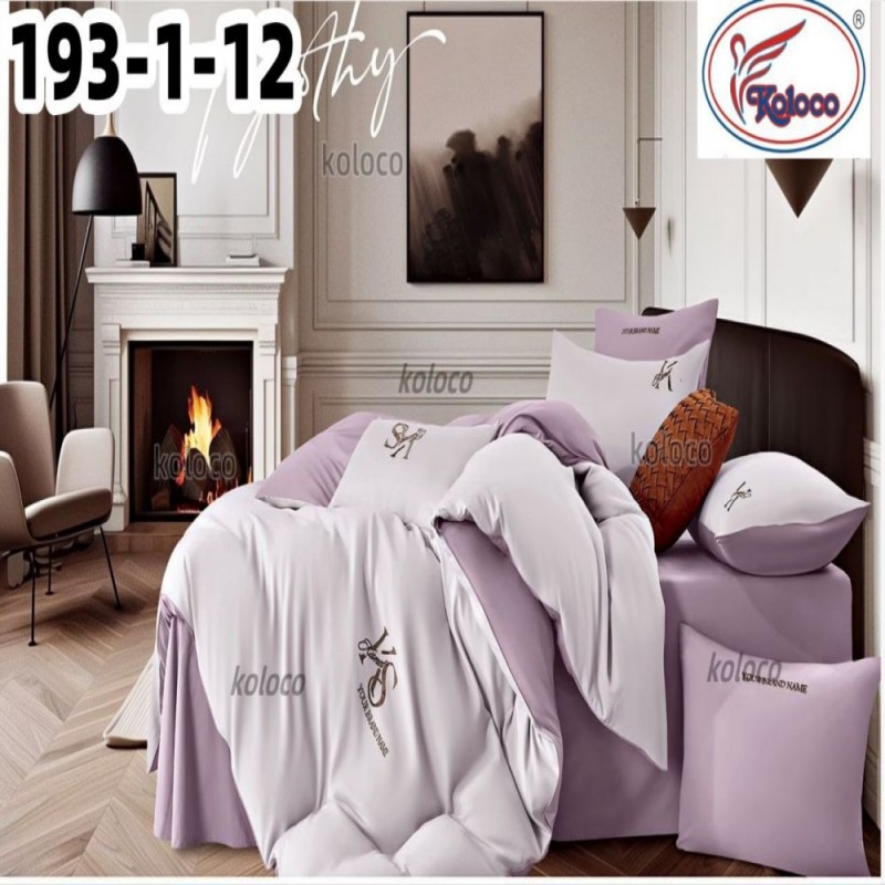 Комплект постельного белья Vip сатин евро размер (32371)