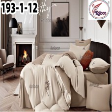 Комплект постельного белья Vip сатин евро размер (32372)