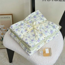 Комплект двуспального постельного белья х/б с простынью на резинке (32490)