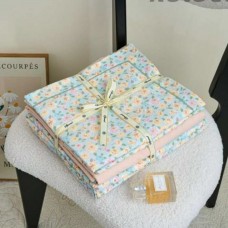 Комплект двуспального постельного белья х/б с простынью на резинке (32497)