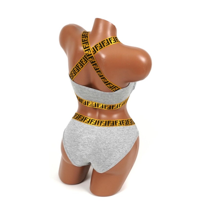 Комплект белья (р.S/M/L) цвет - серый  22724