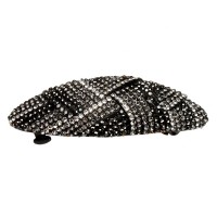 Заколка автоматическая для волос со стразами (5082)