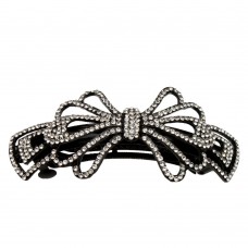 Заколка автоматическая для волос со стразами (5486)