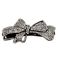 Заколка автоматическая для волос со стразами (5488)