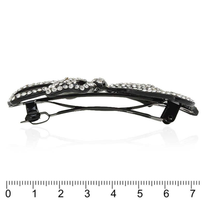 Заколка автоматическая для волос со стразами (5488)