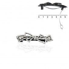 Заколка автоматическая для волос со стразами (6232)