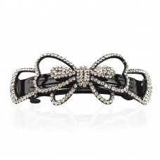 Заколка автоматическая для волос со стразами (5901) вариант 07