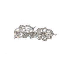 Заколка автоматическая для волос со стразами (12601)