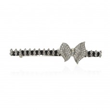 Заколка автоматическая для волос со стразами (14379)