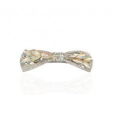 Заколка автоматическая для волос со стразами (15058) вариант 01