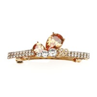 Заколка автоматическая для волос со стразами (1882)