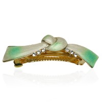 Заколка автоматическая для волос с эмальевым напылением (1964) вариант 02