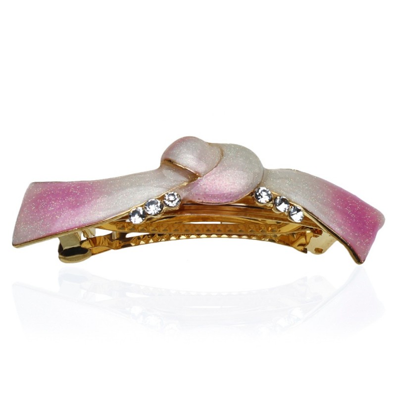 Заколка автоматическая для волос с эмальевым напылением (1964) вариант 03