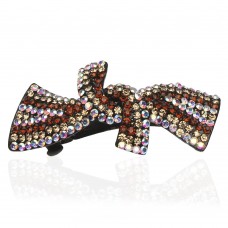 Заколка автоматическая для волос со стразами (3506) вариант 07