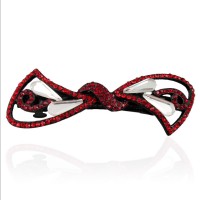 Заколка автоматическая для волос со стразами (5912) вариант 04