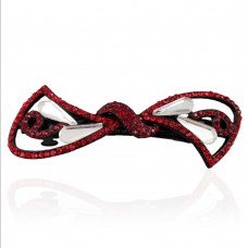 Заколка автоматическая для волос со стразами (5912) вариант 04