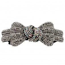 Заколка автоматическая для волос со стразами (5914) вариант 03