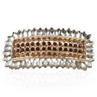 Заколка автоматическая для волос со стразами (9096) вариант 08