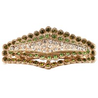 Заколка автоматическая для волос со стразами (9107) вариант 10