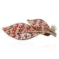 Заколка автоматическая для волос с эмальевым напылением (9324) вариант 07