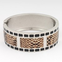 Браслет на руку металлический серебристый (7531)