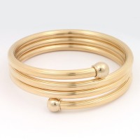 Браслет на руку металлический золотистый (8523)