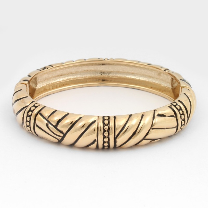 Браслет на руку металлический золотистый (8537)