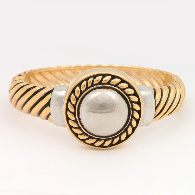 Браслет на руку металлический золотистый (8544)