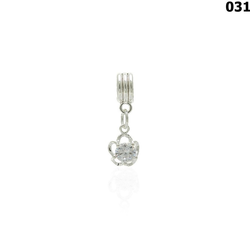 Элемент для браслета пандора 10шт серебристый (13369) вариант 01