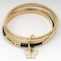 Браслет на руку металлический золотистый (7514) вариант 01