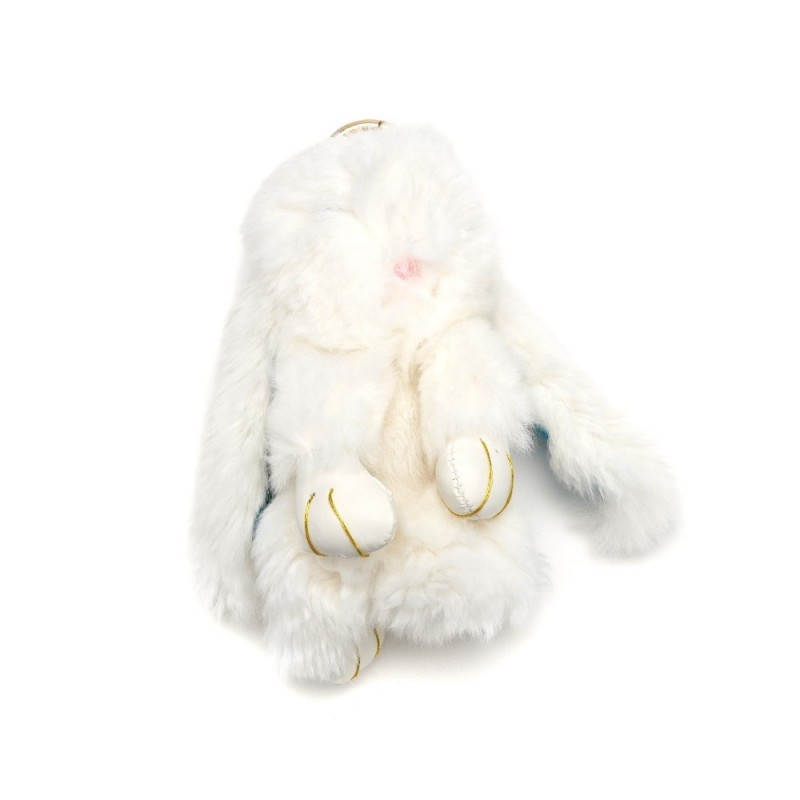 Брелок на ключи кролик из искуственного меха 18см (14704) вариант 10