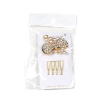 Гребешок-диадема с украшением металлическая (14853) вариант 03