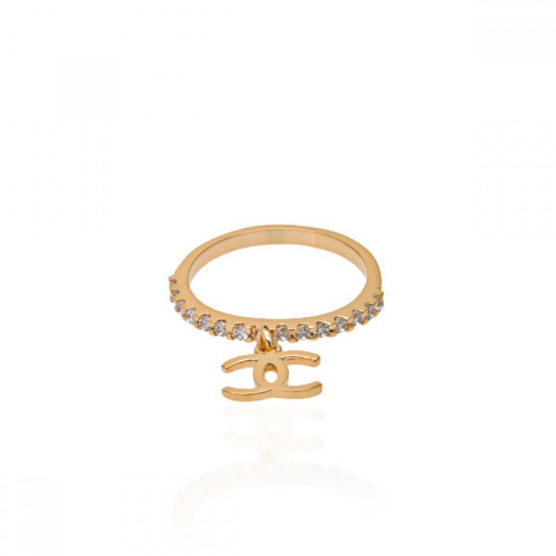 Кольцо со стразами (8365) вариант 02