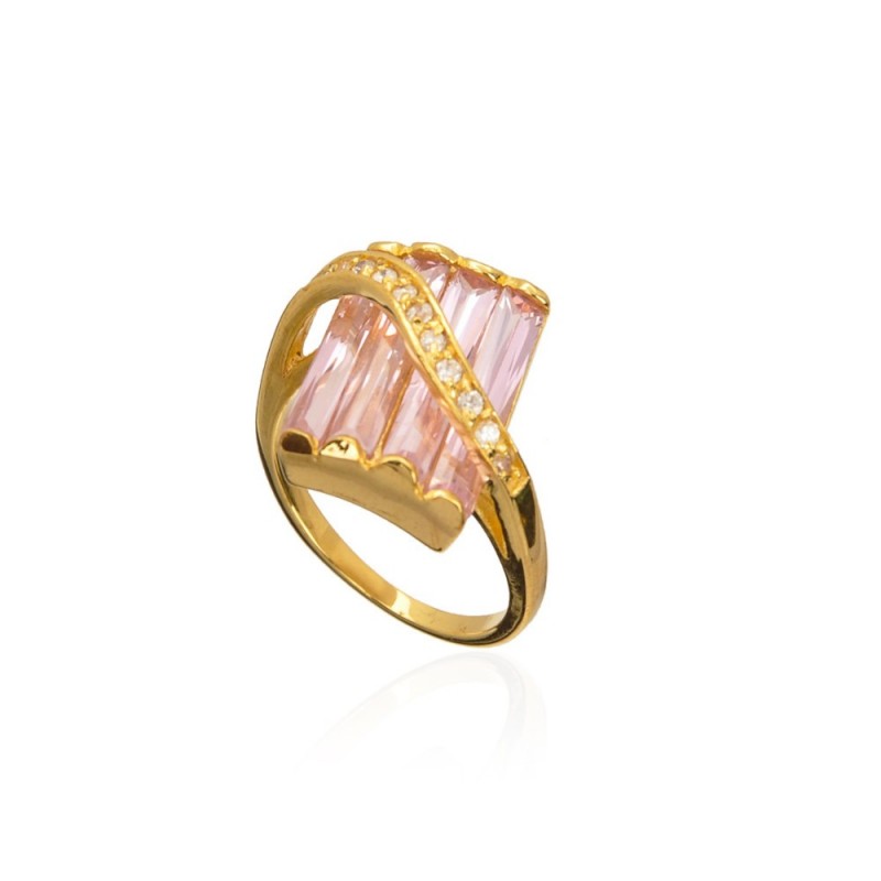 Кольцо со стразами, 17 размер (14870) вариант 07