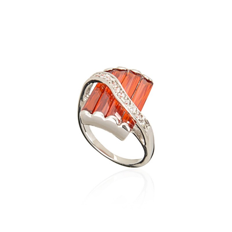 Кольцо со стразами, 16 размер (14869) вариант 02