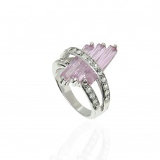 Кольцо со стразами, 16 размер (15002) вариант 02