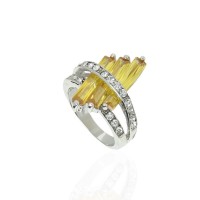 Кольцо со стразами, 17 размер (15003) вариант 03